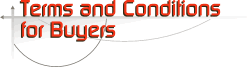 Terms and Conditions for Buyers
