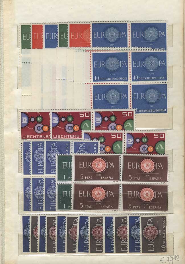 Lot 1352 - topic europa Lots and Collections -  Guillermo Jalil - Philatino Auction # 1911 WORLDWIDE + ARGENTINA: General March auction!