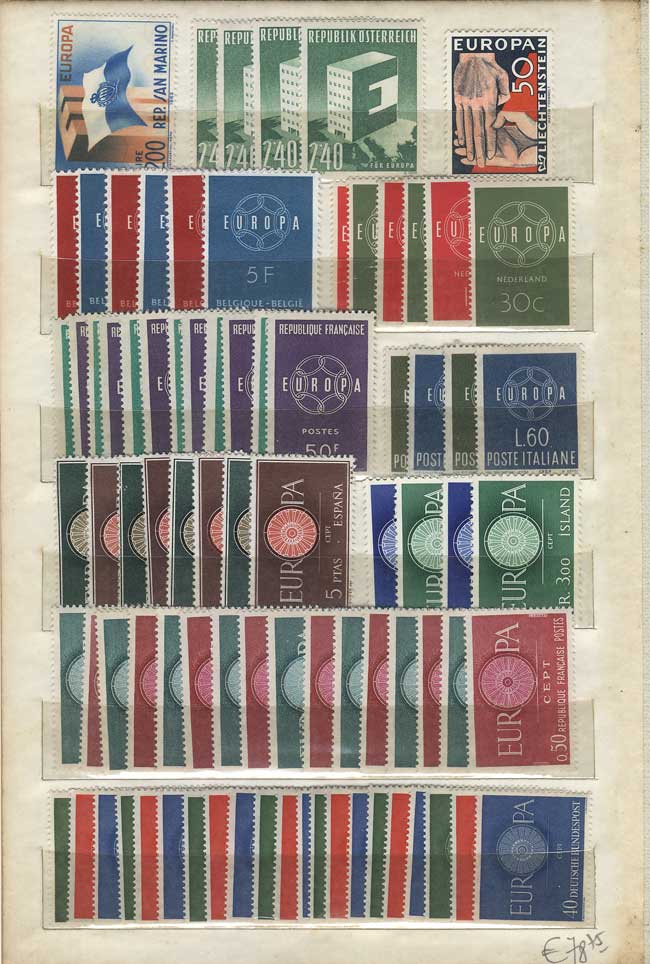 Lot 1352 - topic europa Lots and Collections -  Guillermo Jalil - Philatino Auction # 1911 WORLDWIDE + ARGENTINA: General March auction!