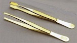 Example of gold plated Tongs